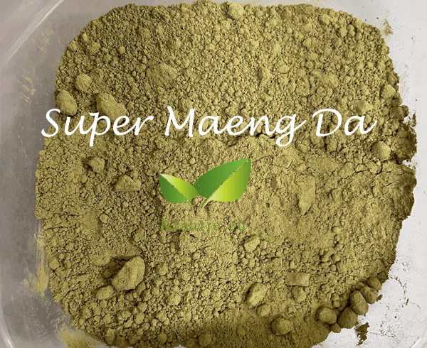 Super Maeng Da groene kratom poeder van Kraatje