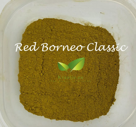 Polvo de kratom Red Borneo Classic