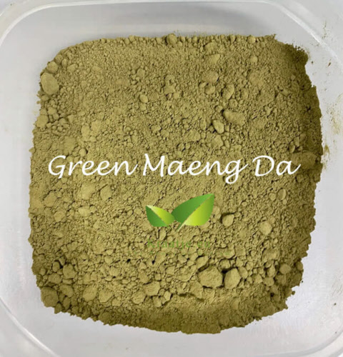 Groene Maeng Da Kratom poeder van Kraatje