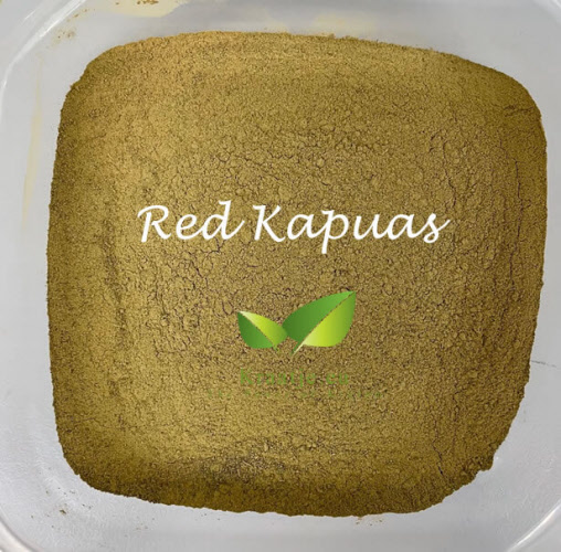 Poudre de kratom Hulu Kapuas rouge de Kraatje