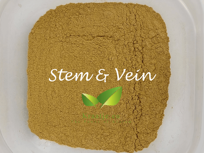 Polvo de kratom Stem and Vein de Kraatje