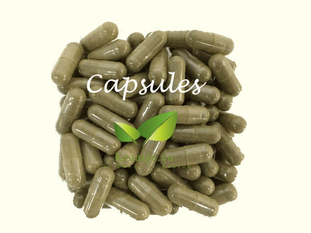 Kratom capsules mixes samples 