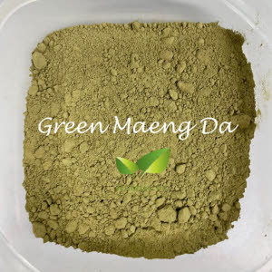 Green Maeng Da Kratom powder by Kraatje