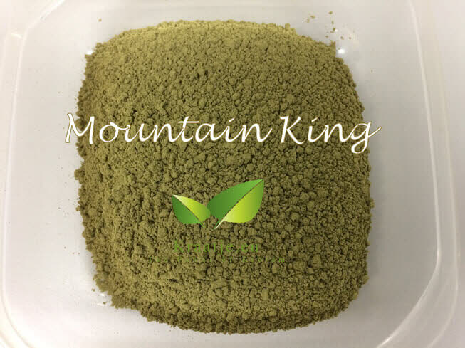Mountain King White Kratom powder by Kraatje