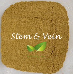 Polvo de kratom Stem and Vein de Kraatje