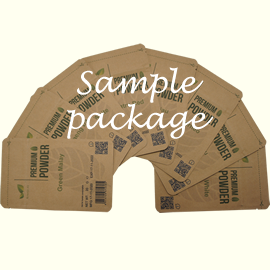 Kratom powder mixes samples