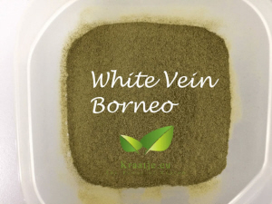 Polvo de kratom blanco de Borneo de Kraatje