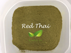 Rode Thai Maeng Da Kratom poeder van Kraatje